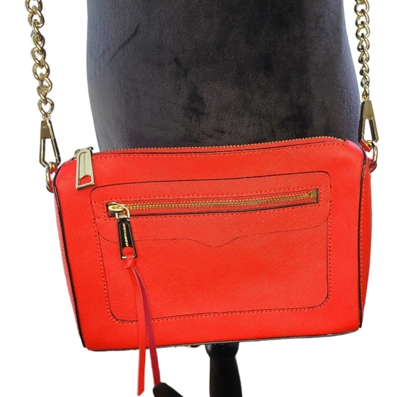 Rebecca Minkoff Avery Zest Leather Cross Body Bag EUC Spring - Picture 4 of 16